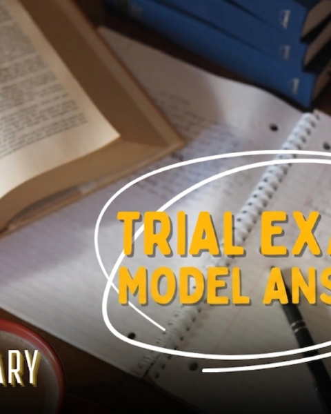 3rd Secondary | Trial Exam 1 - Model Answer (Copy 1)
